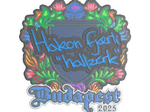 Sticker | hallzerk (Embroidered) | Budapest 2025