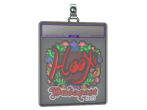 Sticker Slab | HooXi (Embroidered) | Budapest 2025