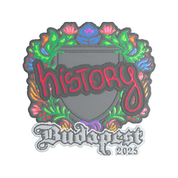 Sticker | History (Embroidered) | Budapest 2025 image