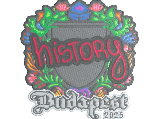 Sticker | History (Embroidered) | Budapest 2025