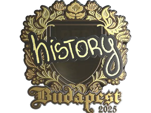 Sticker | History (Gold) | Budapest 2025