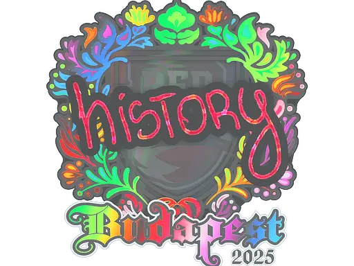 Sticker | History (Holo) | Budapest 2025