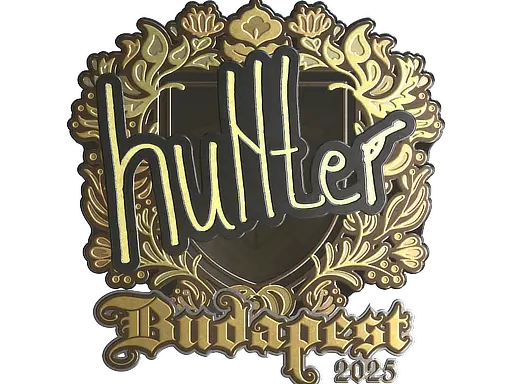 Sticker | huNter- (Gold) | Budapest 2025