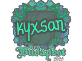 Sticker | kyxsan | Budapest 2025 image