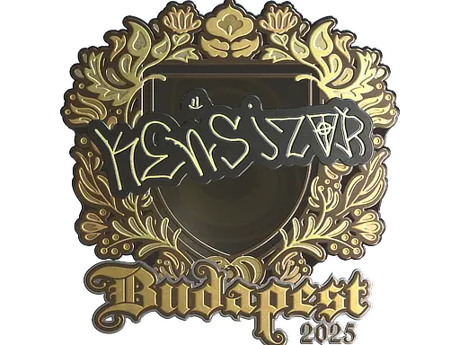 Sticker | kensizor (Gold) | Budapest 2025