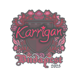Sticker | karrigan | Budapest 2025 image