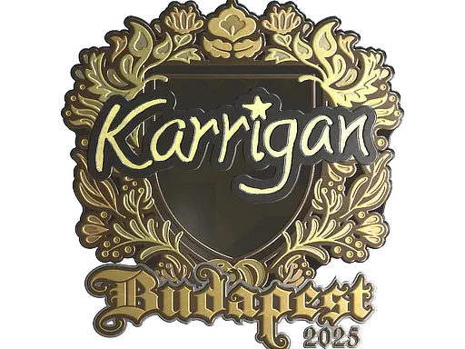 Sticker | karrigan (Gold) | Budapest 2025