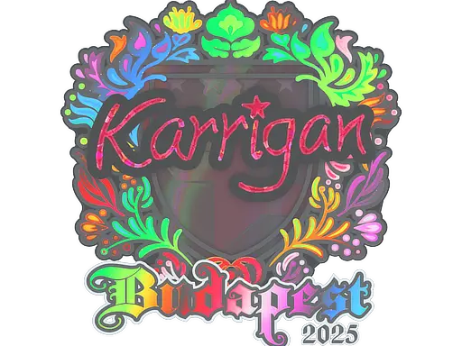 Sticker | karrigan (Holo) | Budapest 2025