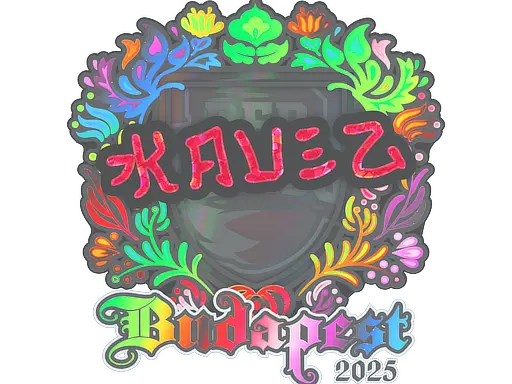 Sticker | kauez (Holo) | Budapest 2025