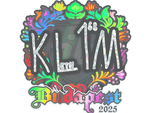 Sticker | kl1m (Holo) | Budapest 2025