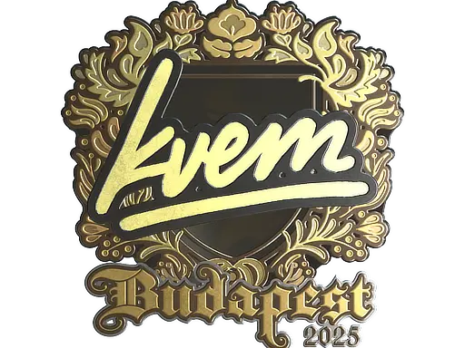 Sticker | Kvem (Gold) | Budapest 2025