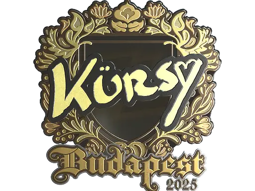 Sticker | Kursy (Gold) | Budapest 2025