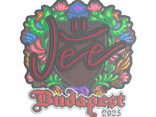 Sticker | Jee (Embroidered) | Budapest 2025