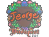 Sticker | jeorge (Embroidered) | Budapest 2025 image