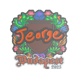 Sticker | jeorge (Embroidered) | Budapest 2025 image