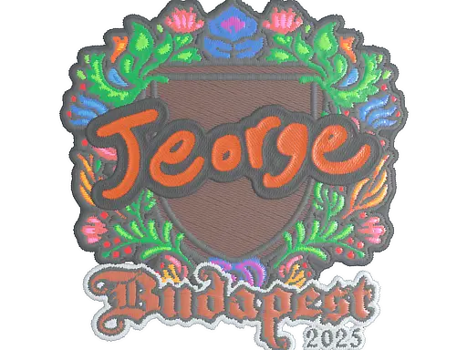 Sticker | jeorge (Embroidered) | Budapest 2025