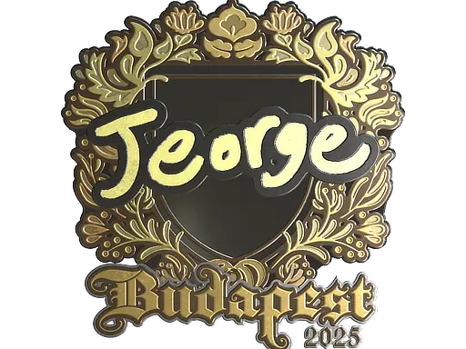 Sticker | jeorge (Gold) | Budapest 2025