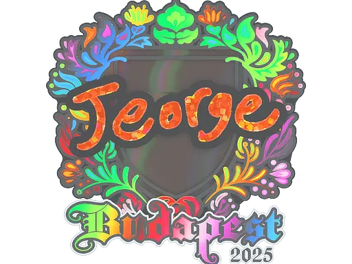 Sticker | jeorge (Holo) | Budapest 2025
