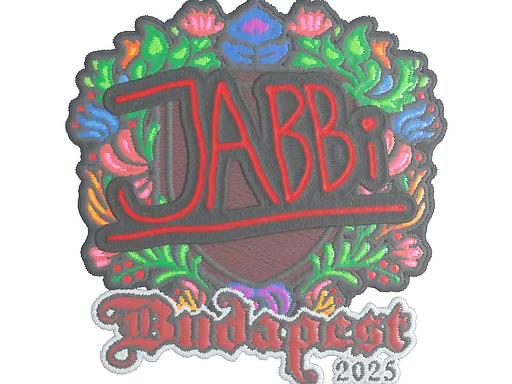 Sticker | jabbi (Embroidered) | Budapest 2025