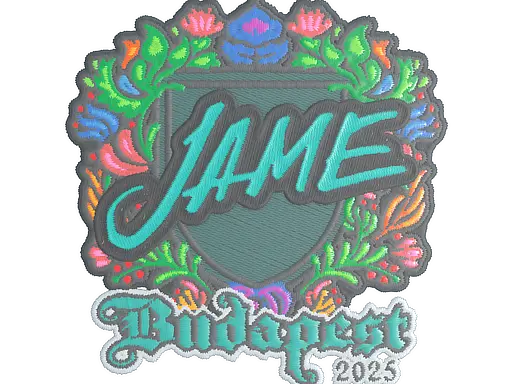 Sticker | Jame (Embroidered) | Budapest 2025