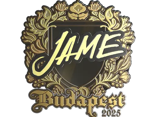 Sticker | Jame (Gold) | Budapest 2025