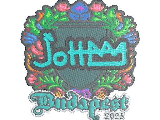 Sticker | jottAAA (Embroidered) | Budapest 2025
