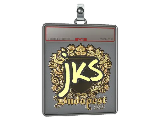 Sticker Slab | jks (Gold) | Budapest 2025