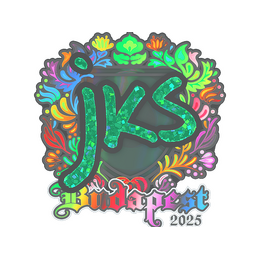 Sticker | jks (Holo) | Budapest 2025 image