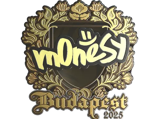 Sticker | m0NESY (Gold) | Budapest 2025
