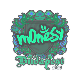 Sticker | m0NESY | Budapest 2025 image