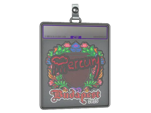 Sticker Slab | Mercury (Embroidered) | Budapest 2025