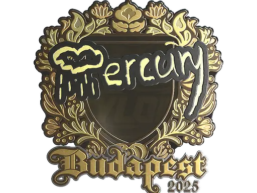 Sticker | Mercury (Gold) | Budapest 2025