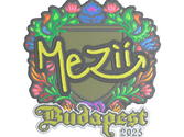 Sticker | mezii (Embroidered) | Budapest 2025 image