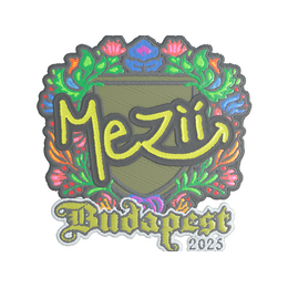 Sticker | mezii (Embroidered) | Budapest 2025 image