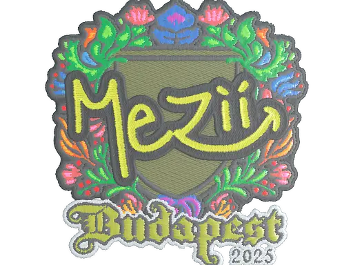 Sticker | mezii (Embroidered) | Budapest 2025