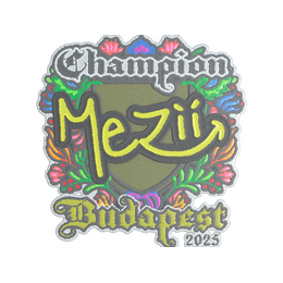 Sticker | mezii (Embroidered, Champion) | Budapest 2025 image