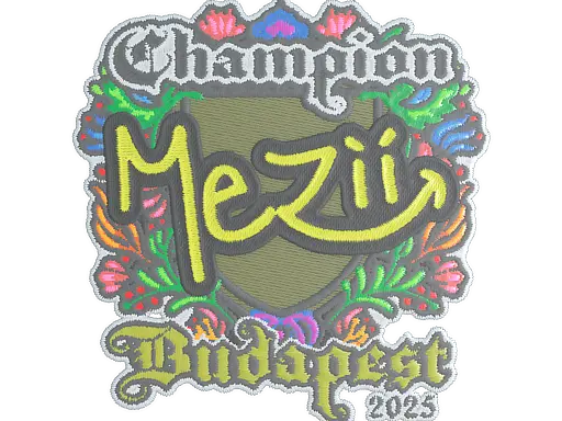 Sticker | mezii (Embroidered, Champion) | Budapest 2025