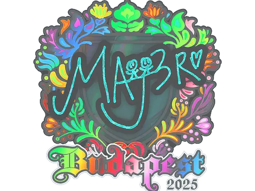 Sticker | MAJ3R (Holo) | Budapest 2025