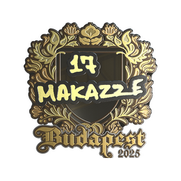 Sticker | makazze (Gold) | Budapest 2025 image