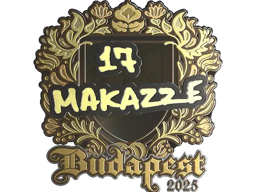 Sticker | makazze (Gold) | Budapest 2025