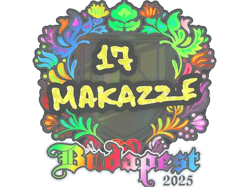 Sticker | makazze (Holo) | Budapest 2025