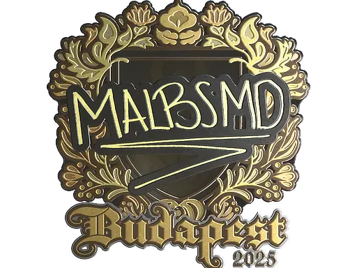 Sticker | malbsMd (Gold) | Budapest 2025