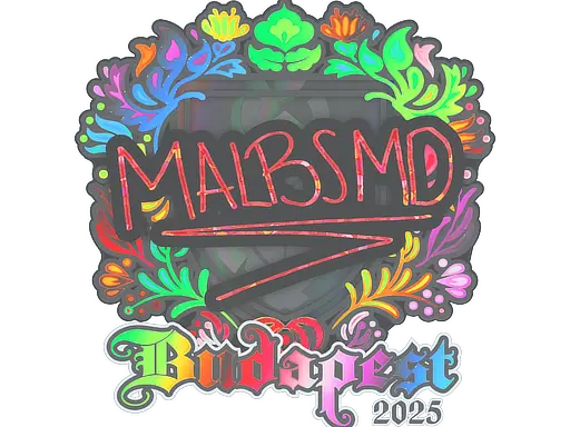 Sticker | malbsMd (Holo) | Budapest 2025