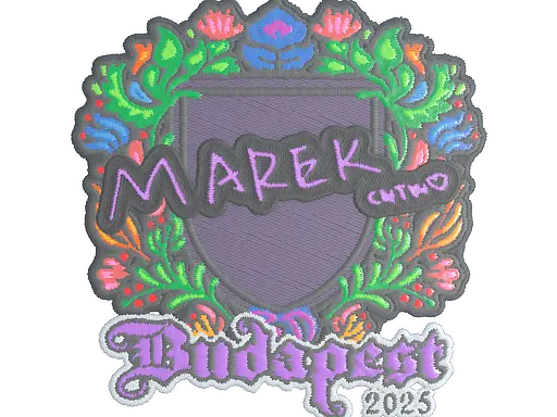 Sticker | Marek (Embroidered) | Budapest 2025