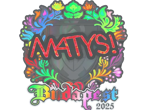 Sticker | MATYS (Holo) | Budapest 2025
