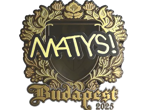 Sticker | MATYS (Gold) | Budapest 2025