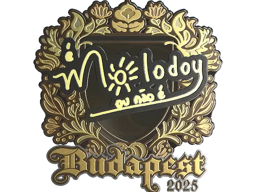 Sticker | molodoy (Gold) | Budapest 2025