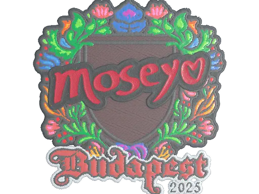 Sticker | Moseyuh (Embroidered) | Budapest 2025