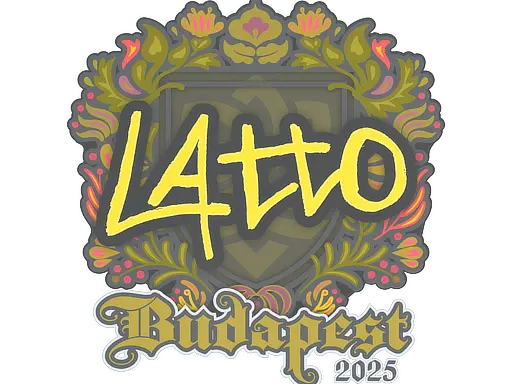 Sticker | latto | Budapest 2025