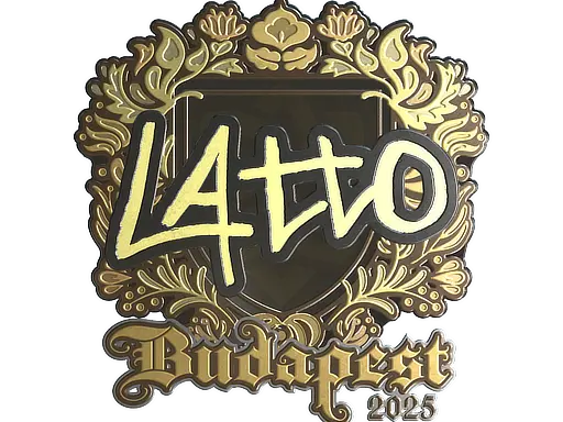 Sticker | latto (Gold) | Budapest 2025